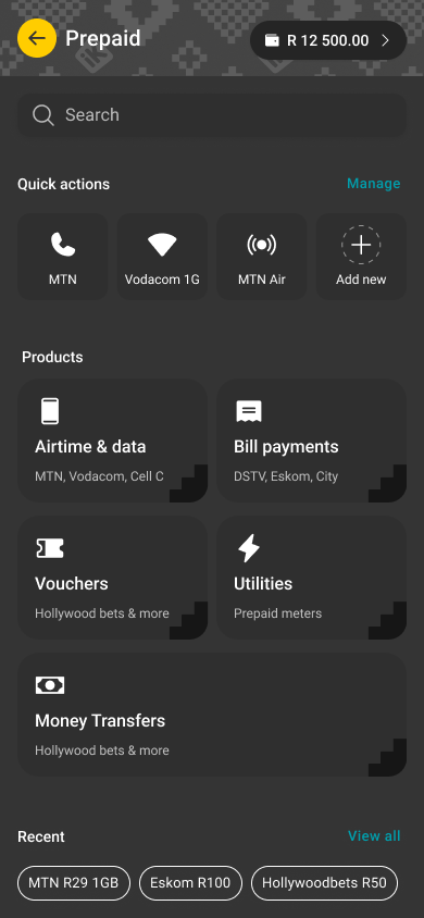 Prepaid home, version 3